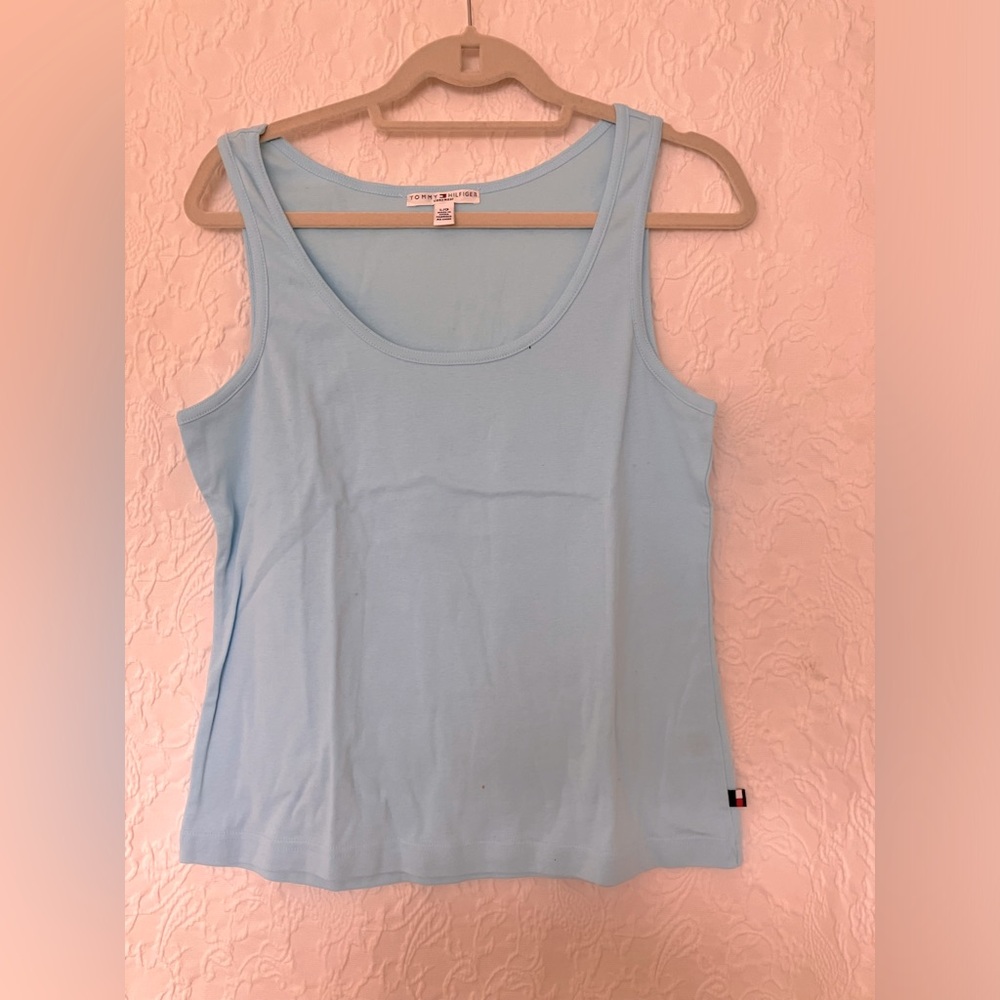 Tommy Hilfiger Tank Blue Large Good condition